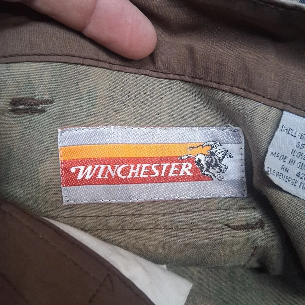 Vintage Winchester Trebark Conceal Camo Brush Guard Pants Size 38‎ Hunting